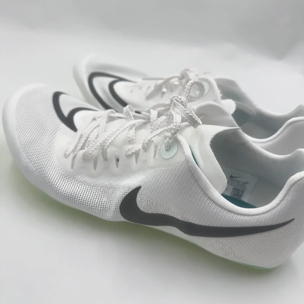 sz 10.5 Nike Zoom Ja Fly 4 Spikes White Black Bright Spruce Men's DR2741-102